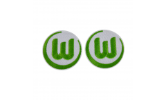 Écusson brodé VfL Wolfsburg Logo 2er Set - env. 6 cm