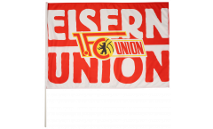 Drapeau 1.FC Union Berlin Eisern Union sur hampe - 60 x 90 cm