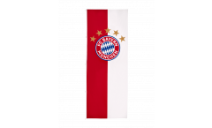 Drapeau FC Bayern München Logo 5 Sterne - 400 x 150 cm