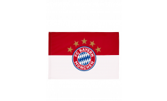 Drapeau FC Bayern München Logo 5 Sterne - 60 x 90 cm