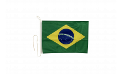 Drapeau pour bateau Brésil - 30 x 40 cm