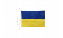 Drapeau pour bateau Ukraine - 30 x 40 cm