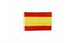 Drapeau pour bateau Espagne sans Blason - 30 x 40 cm
