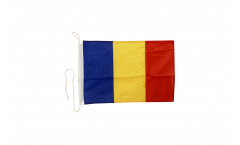 Drapeau pour bateau Roumanie - 30 x 40 cm
