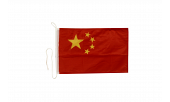 Drapeau pour bateau Chine - 30 x 40 cm