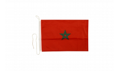 Drapeau pour bateau Maroc - 30 x 40 cm