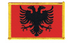 Écusson brodé Albanie - 8 x 6 cm