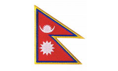 Écusson brodé Népal - 8 x 6 cm