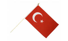 Kit: 10 Drapeaux Turquie sur hampe - 30 x 45 cm
