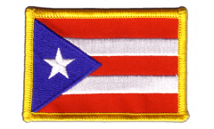 Écusson brodé Puerto Rico - 8 x 6 cm