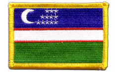 Écusson brodé Ouzbékistan - 8 x 6 cm