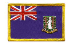 Écusson brodé Îles Vierges britanniques - 8 x 6 cm