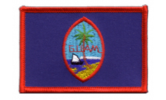 Écusson brodé USA US Guam - 8 x 6 cm
