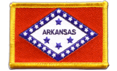 Écusson brodé USA US Arkansas - 8 x 6 cm