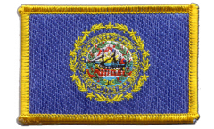 Écusson brodé USA US New Hampshire - 8 x 6 cm