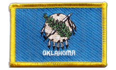 Écusson brodé USA US Oklahoma - 8 x 6 cm