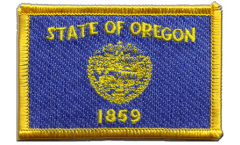 Écusson brodé USA US Oregon - 8 x 6 cm