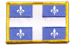 Écusson brodé Canada Quebec - 8 x 6 cm