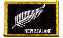 Écusson brodé Nouvelle-Zélande Plume All Blacks - 8 x 6 cm