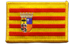Écusson brodé Espagne Aragon - 8 x 6 cm