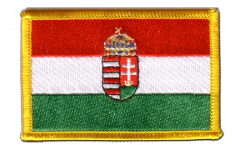 Écusson brodé Hongrie avec Blason - 8 x 6 cm