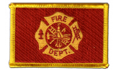 Écusson brodé USA Etats-Unis Pompiers US - 8 x 6 cm