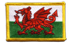 Écusson brodé Pays de Galles - 8 x 6 cm