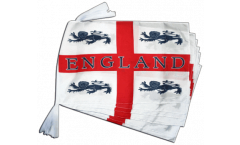 Guirlande Angleterre avec 4 Lions - 30 x 45 cm