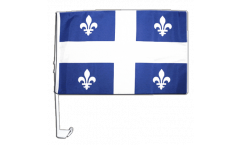 Drapeau de voiture Canada Quebec - 30 x 40 cm