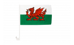 Drapeau de voiture Pays de Galles - 30 x 40 cm