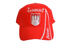Casquette Allemagne Hambourg rouge, fan