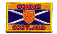 Écusson brodé Ecosse Bonnie Scotland - 8 x 6 cm