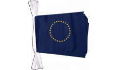Guirlande Union européenne avec 27 Etoiles - 15 x 22 cm