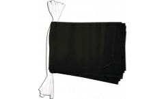 Guirlande Unicolore Noir - 15 x 22 cm