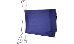 Guirlande Unicolore Bleu - 15 x 22 cm