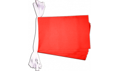 Guirlande Unicolore Rouge - 15 x 22 cm