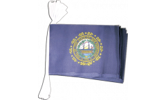 Guirlande USA US New Hampshire - 15 x 22 cm