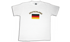 Tee Shirt / T-Shirt Allemagne, blanc, Taille XL, Round-T