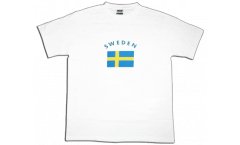 Tee Shirt / T-Shirt Suède, blanc, Taille XXL, Round-T