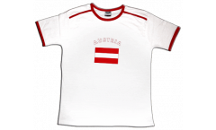 Tee Shirt / T-Shirt Autriche, blanc-rouge, Taille XXL, Soccer-T