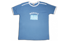 Tee Shirt / T-Shirt Grèce, bleu-blanc, Taille XXL, Soccer-T
