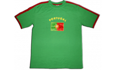 Tee Shirt / T-Shirt Portugal, vert-rouge, Taille XL, Runner-T
