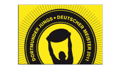 Adhésif autocollant / sticker Dortmunder Jungs Deutscher Meister 2011 - 7 x 10 cm