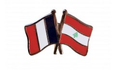 Pin's épinglette de l'amitié France - Liban - 22 mm