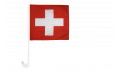 Drapeau de voiture Suisse - 30 x 30 cm