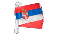Guirlande Serbie avec blason - 30 x 45 cm
