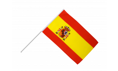 Drapeau Espagne sur hampe - 60 x 90 cm