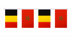 Guirlande d'amitié Belgique - Maroc - 15 x 22 cm
