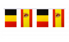 Guirlande d'amitié Belgique - Espagne - 15 x 22 cm