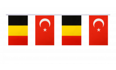 Guirlande d'amitié Belgique - Turquie - 15 x 22 cm